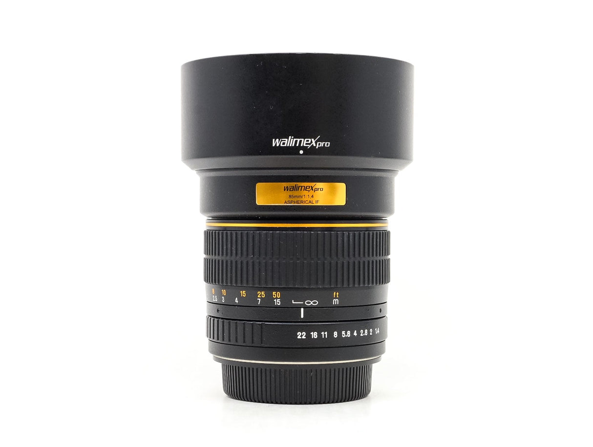 Walimex Pro 85mm f/1.4 IF - Canon EF Fit - segunda mano - excelente estado - foto principal - SKU 3784425 - Camera Market