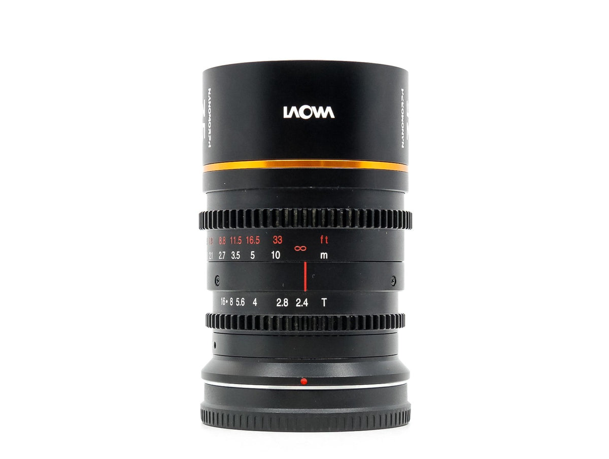 Venus Laowa 35mm T2.4 Nanomorph [Amber Flare] - Sony E Fit · imagen principal