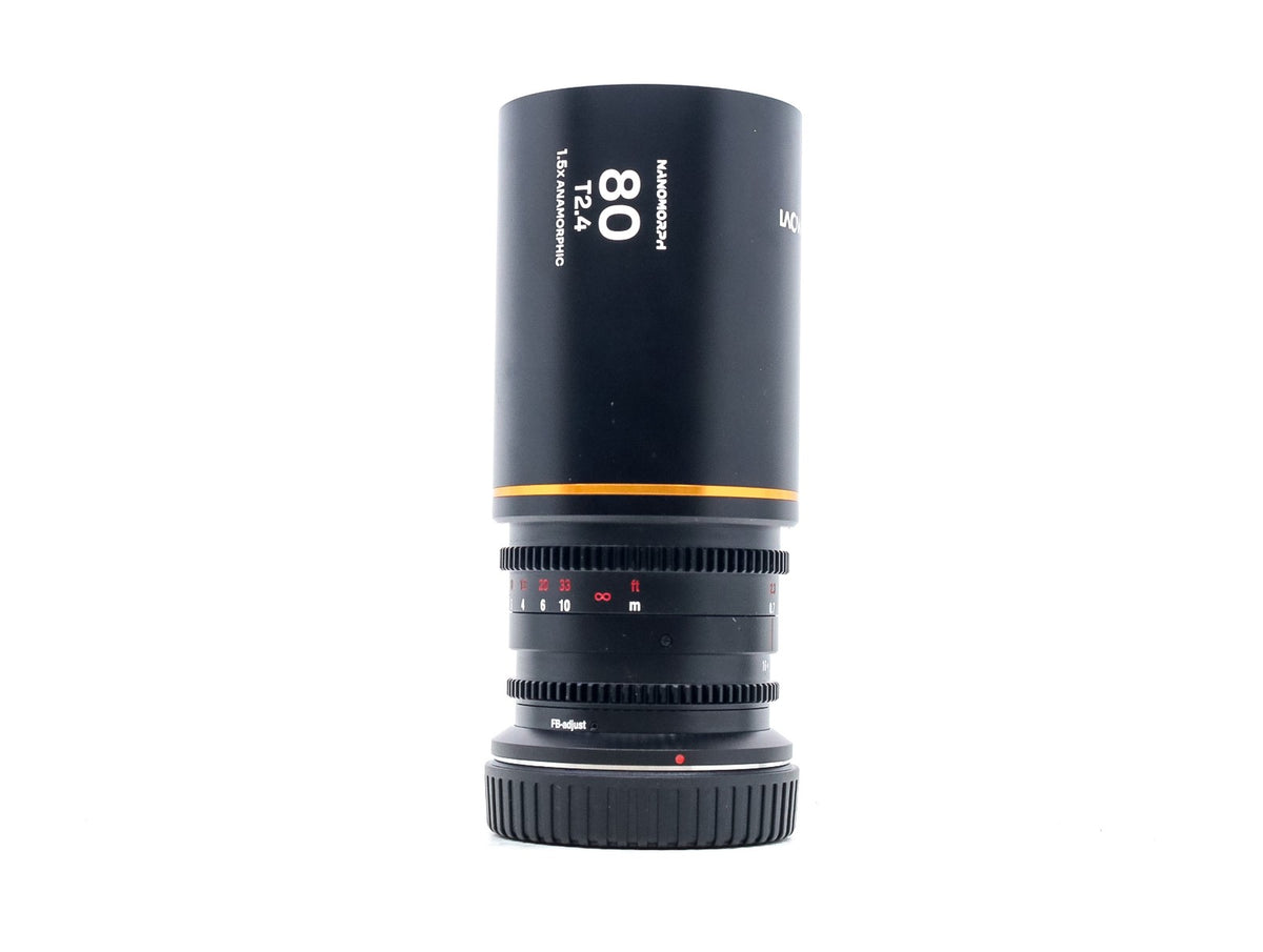 Venus Laowa 80mm T2.4 Nanomorph [Amber Flare] - Canon RF Fit · imagen principal