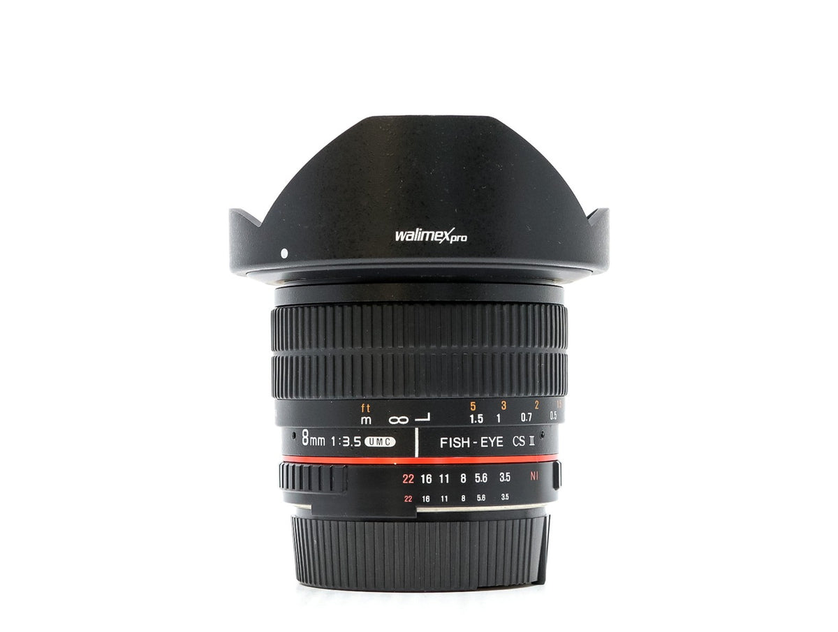 Walimex Pro 8mm f/3.5 UMC CS Fisheye II - Nikon Fit · imagen principal